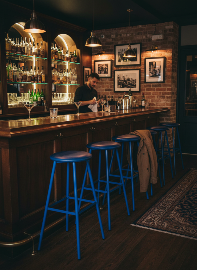 Стул Kuper Bar синий_2