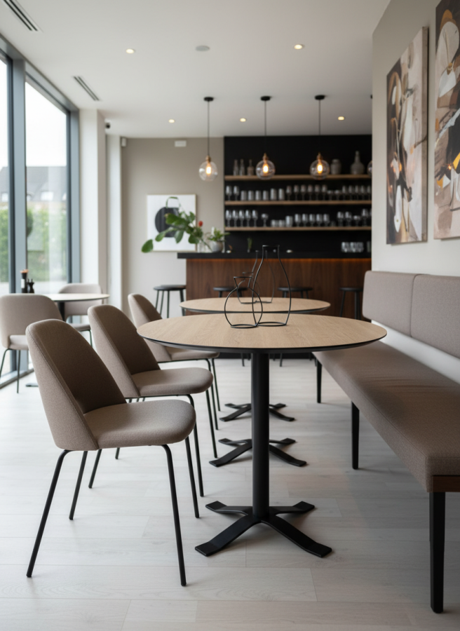 Стол Cross коричневый_2