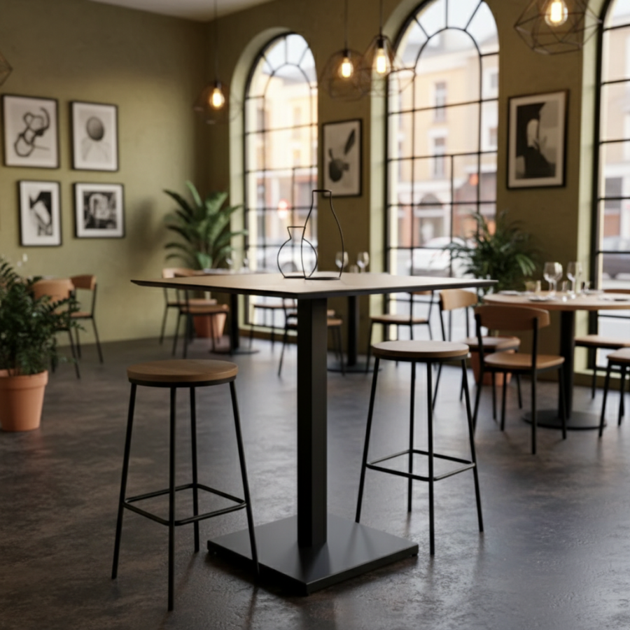 Стол Chelsea One черный дуб рустик_6