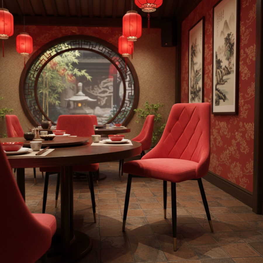 Стул Roland красный_2