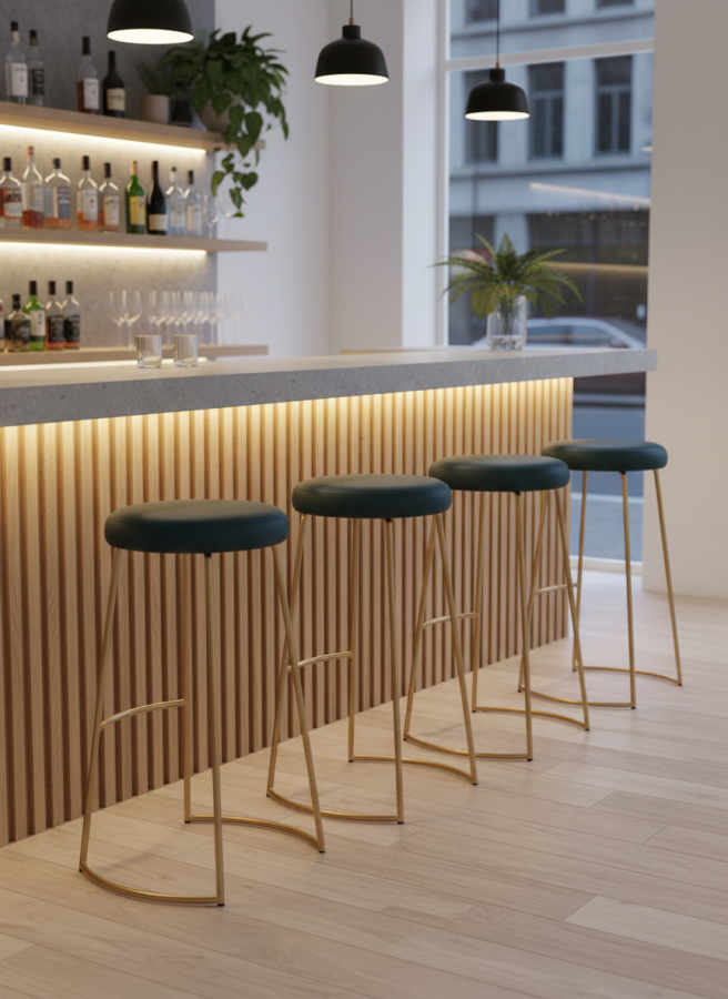 Стул Slim Bar золотистый_2