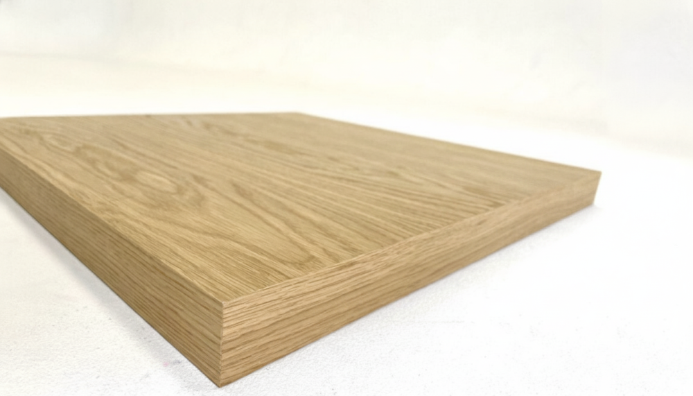 Столешница шпон дуба на основе ВЛАГОСТОЙКОГО МДФ (квадратная)