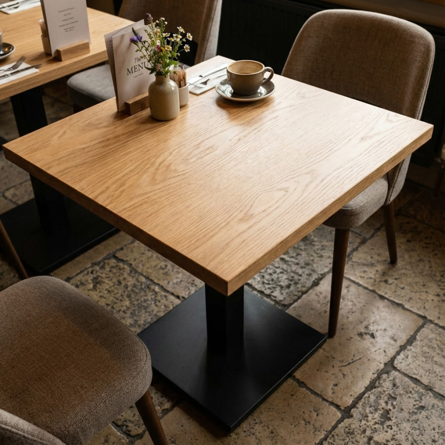 Столешница шпон дуба на основе ВЛАГОСТОЙКОГО МДФ (Прямоугольная) Натуральный_7