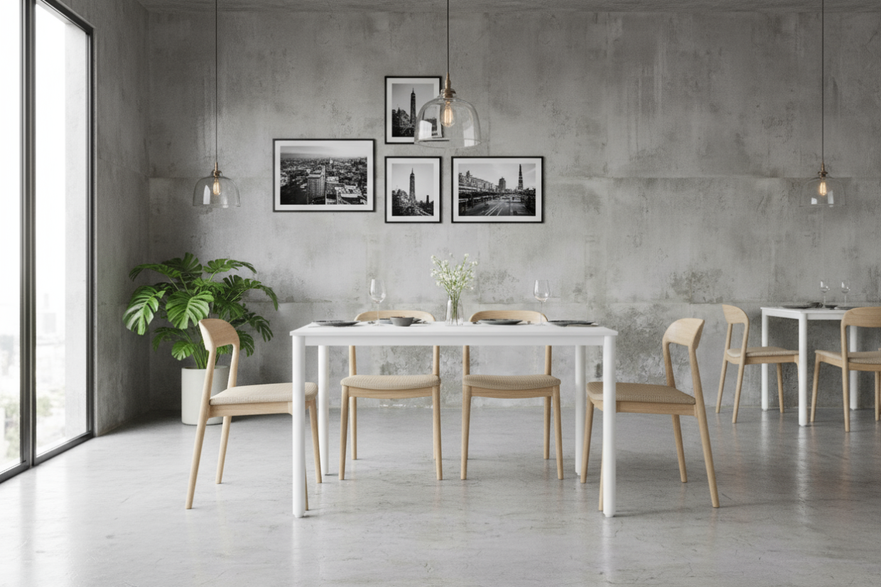 Стол KARL 30х30 Белый_2