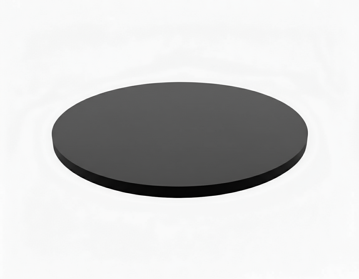 Столешница ВЛАГОСТОЙКАЯ Сlean Touch HPL на основе ФАНЕРЫ 19 мм (Круглая) Кремовый_14